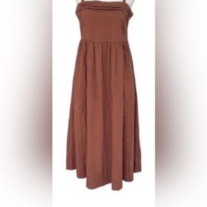 Joie Linen Strapless Dress‎